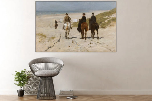 Extra productbeeld van Anton Mauve - Morgenrit langs het strand