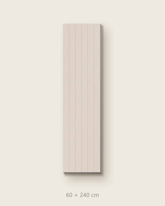Akoestische lattenwand Japandi Wall – productfoto op effen achtergrond