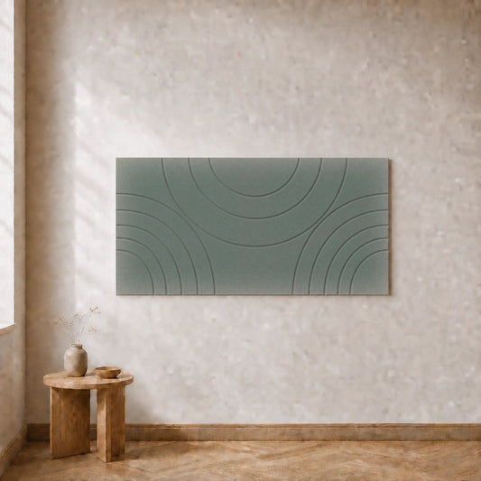 Curvy Design D | Eucalyptus | 120 × 60 cm