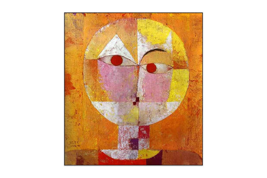 Akoestisch schilderij Senecio – Paul Klee, geluiddempende wandkunst