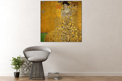 Akoestisch schilderij Portret van Adèle Bloch-Bauer I – Gustav Klimt, geluiddempende wandkunst