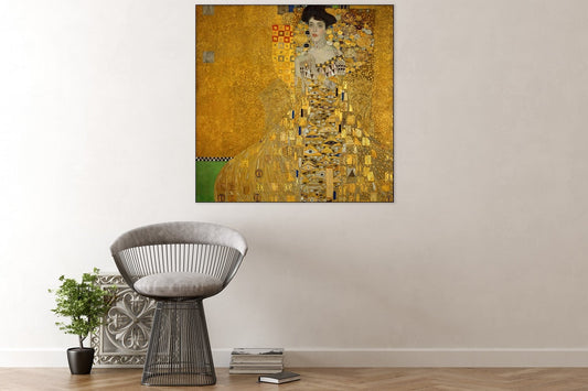 Akoestisch schilderij Portret van Adèle Bloch-Bauer I – Gustav Klimt, geluiddempende wandkunst
