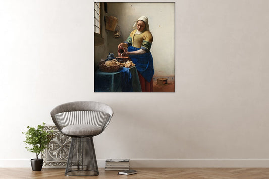 Extra productbeeld van Johannes Vermeer - Het melkmeisje