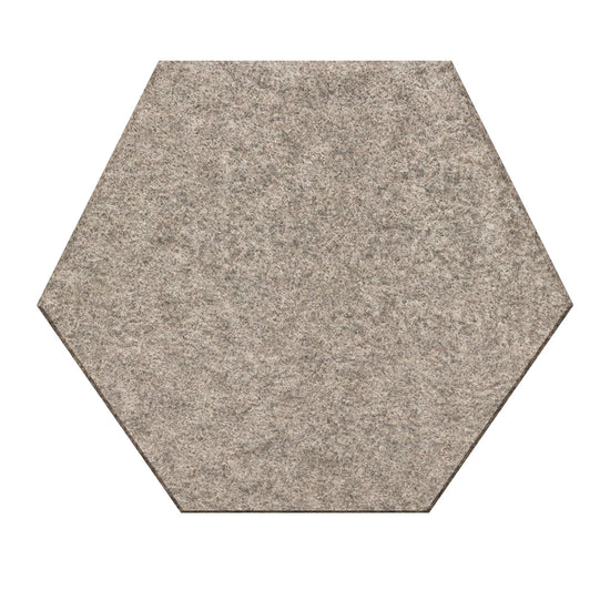 Stick Hex 3D – Taupe – Medium – felt bevel
