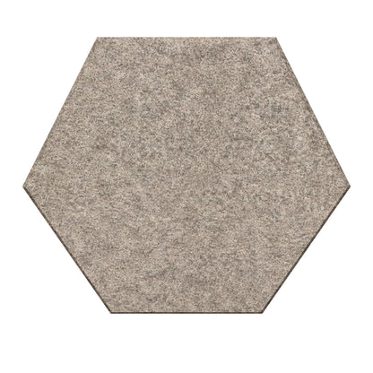 Stick Hex 3D – Taupe – Medium – felt bevel