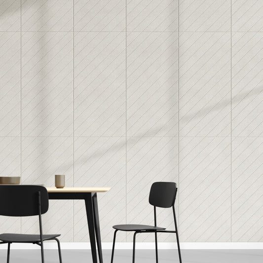 Tile Angle B links in Light Beige van 120 × 60 cm