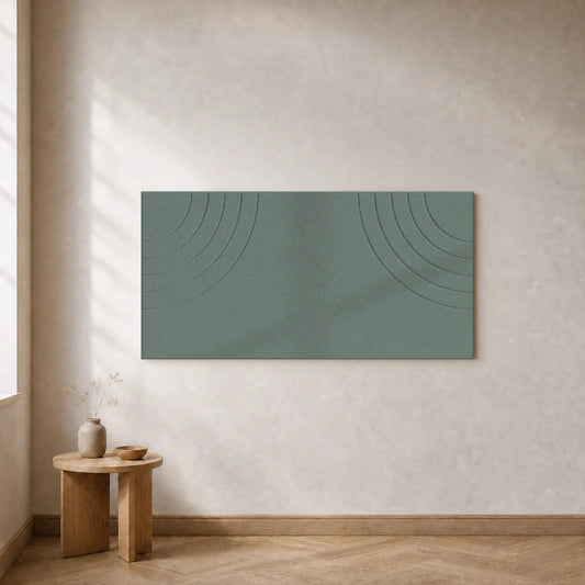 Curvy Design A | Eucalyptus | 120 × 60 cm